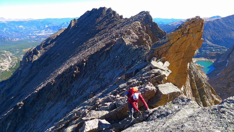 Heading for Powell from Thatchtop.