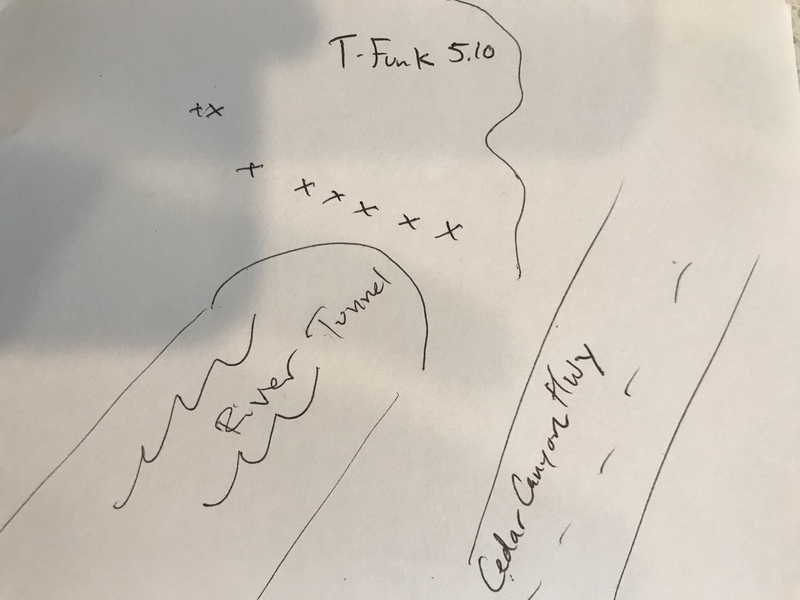 T-Funk sideways route.