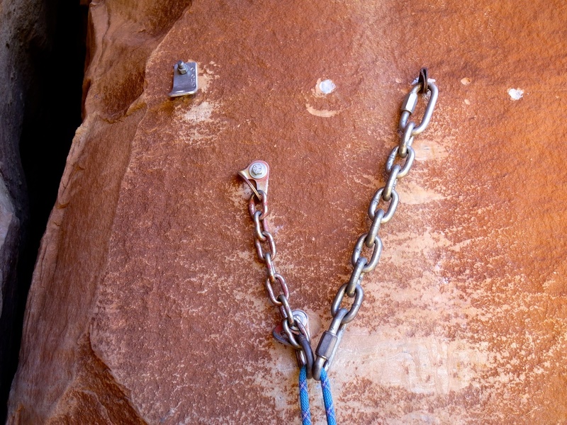Anchor at top of pitch (Sept 2018).