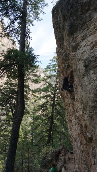 HD through the crux ad chuggin' toward the chains on 'As Wicked as it Seems'.