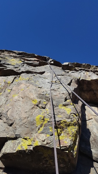 Upper section of Redbird as seen from the mid-anchors.