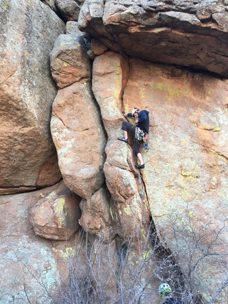 Starting up before falling off the roof section. Photo: Bryan Stangeland