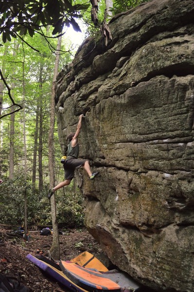 Jesse Cheers going for gold on "Catacomb"