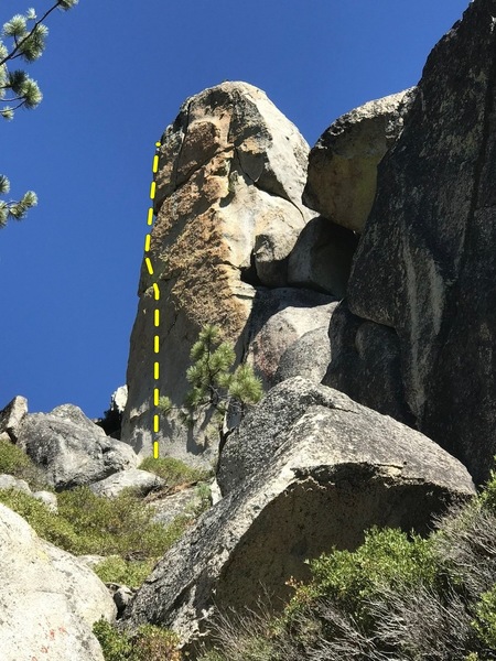 Deceptive Pillar West Face