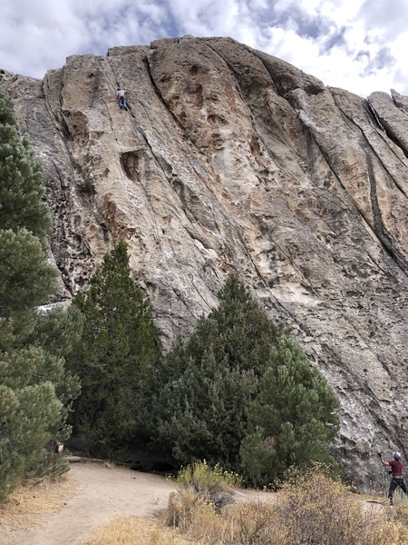 Unknown climber on “Flight of the Bumblie”