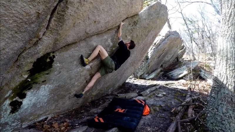 About three/four moves into fire drake v3 (this move catching jug before topping out)