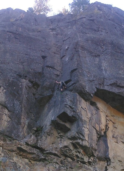 Stefan Beattie on 2nd ascent of Stem Research, April 2016