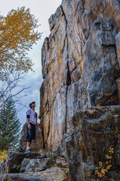 Overly edited to provide a clear picture of the climb.
<br>
<br>
Climber: Ryan Bonilla.