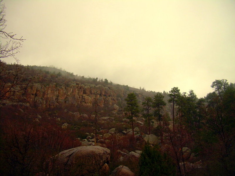 Foggy day in Middle Elden