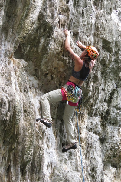One of the multiple challenging points on the way up.