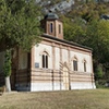 The military church at the top of Sicevo Gorge. You'd hike from here to get to the top of the Amphitheatre.