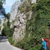 Roadside cragging at Jelasnica Gorge.