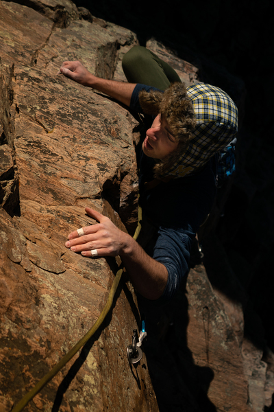 Aaron pulling the final moves on Corner Route.