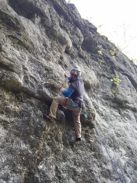 Steve leading 5.8 project on Amusement Wall
