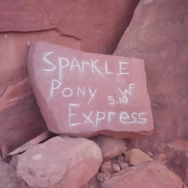 Sparkle Pony Express Plaque