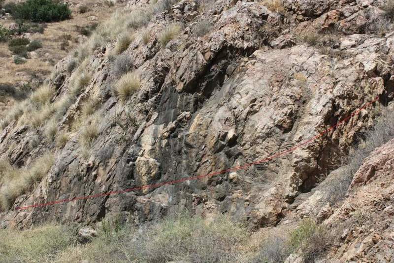 This is a traverse wall that is half way up to the top of the hill. Fun way to go back and forth and get reps in