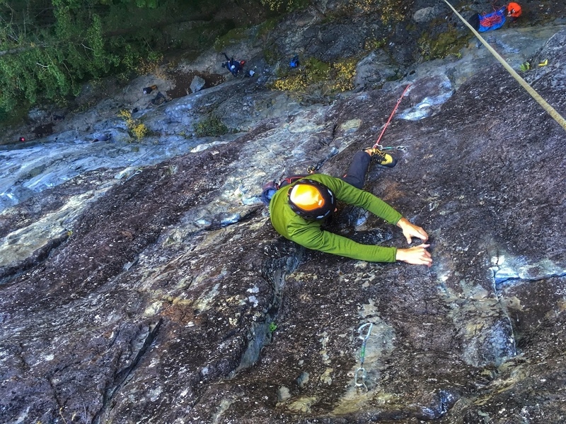It's not over once you pull the horn, slab moves at the top are fun an engaging