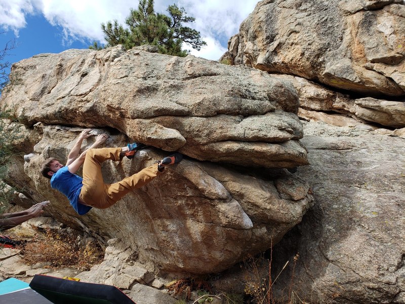 Working on the crux.