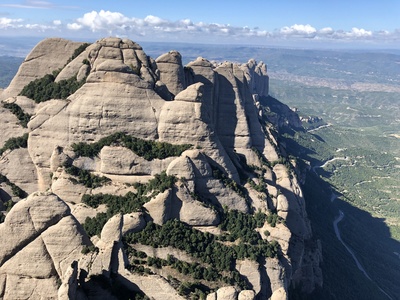 Rock Climbing In Montserrat Spain