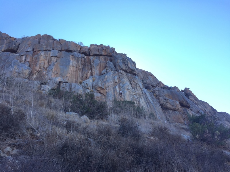 Rock Climbing in Main Wall, San Diego County
