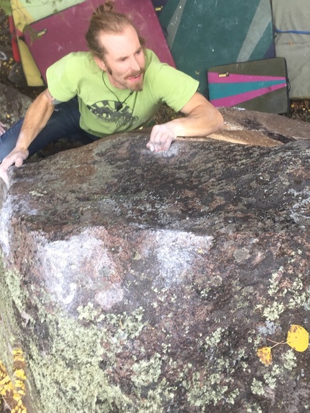 Muddy finishing up Tasty Pancho direct
