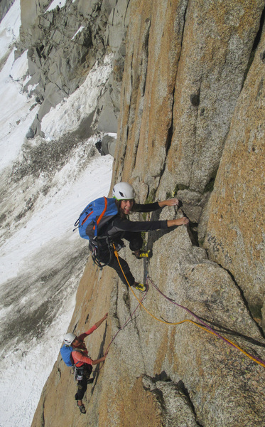 Aiguille du Midi:"Super Dupont" Pitch 3