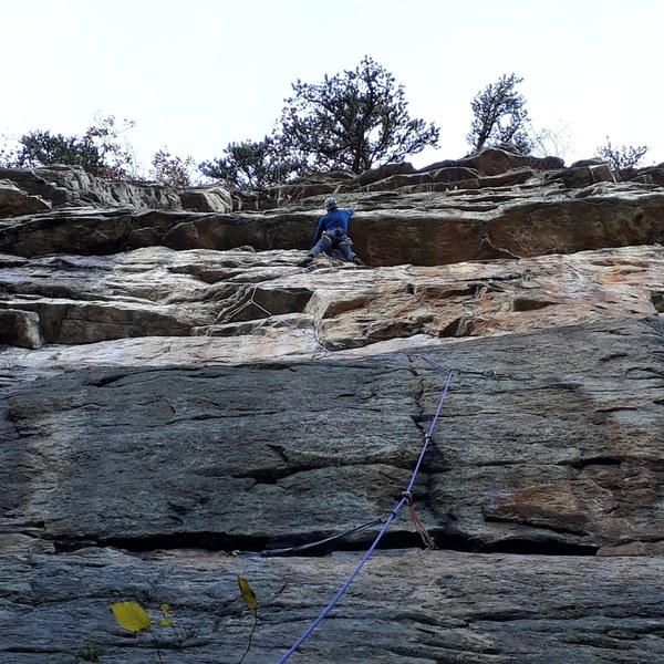 Jug hold after crux
