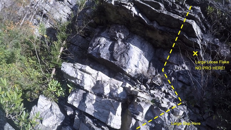4. On first ledge of first roof to second roof (watch the loose rock!)