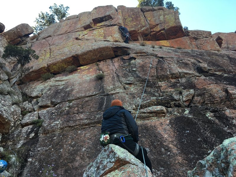 Rock Climb Side Saddle, Wichita Mountains Wildlife Refuge