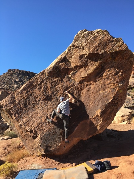 VGR Slab. Small holds with a lot of balance moves.