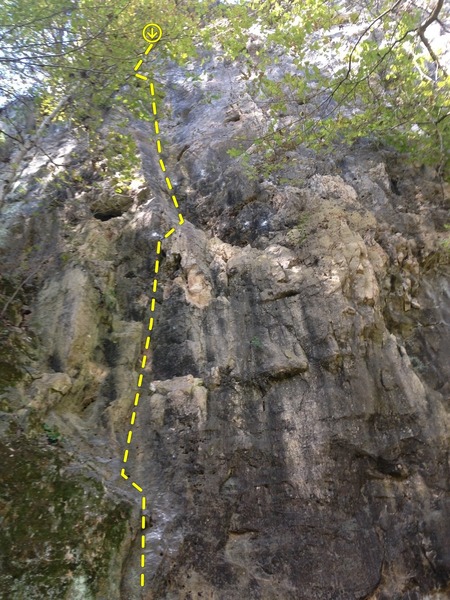 White dust indicates newly placed bolts
