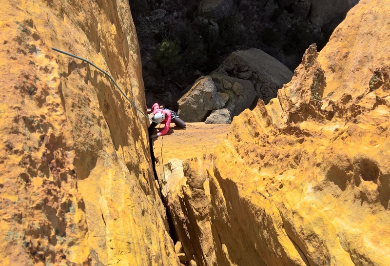 Jessica on the final fist crack