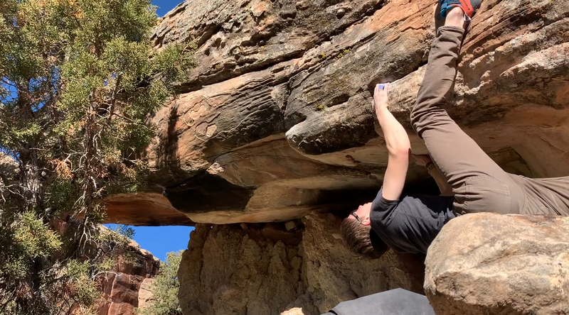 Start beta (see the left hand in the cave).