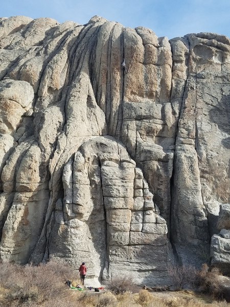 Started in the wrong spot but it's a fun climb.