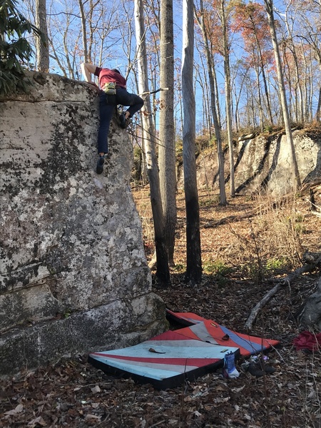 The top out.