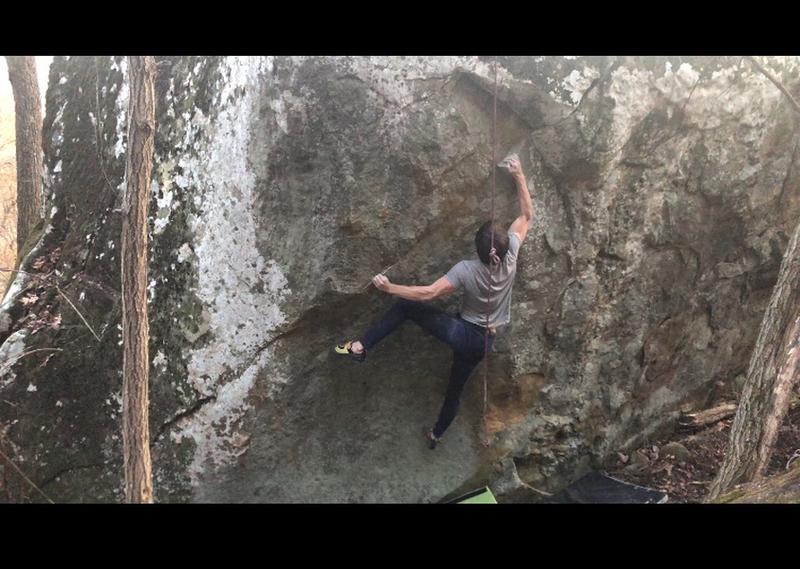 Hard first moves on Rock Candy Left