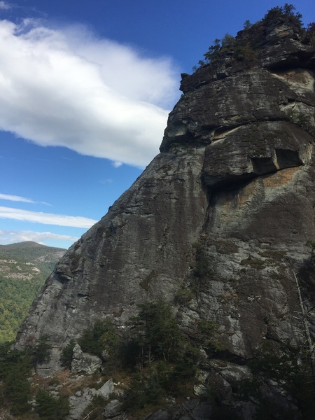 View of The Prow from a ledge on Mummy Buttress