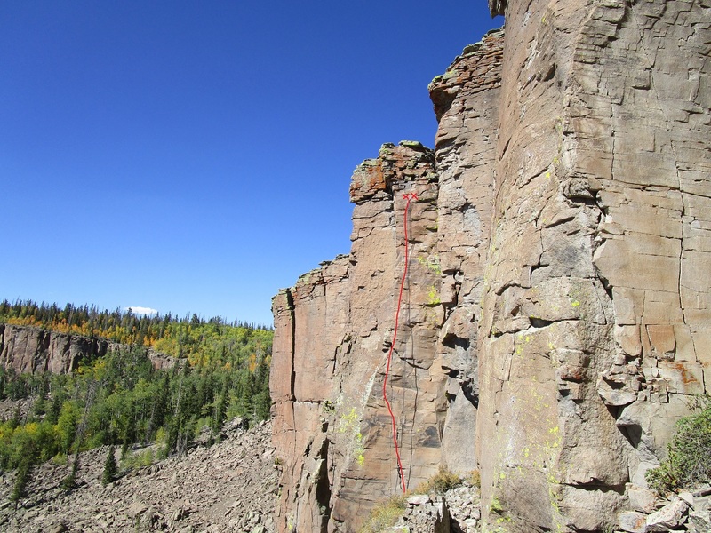 Wing Commander with the Vertigo arete in the foreground. Shangri La in the distance.