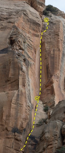 Upper Half of the route