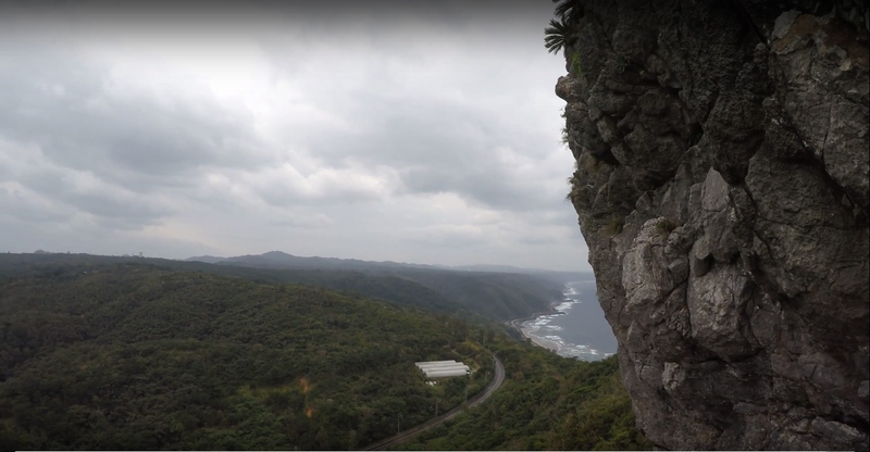 View from the belay lesge of the first Pitch Of the Sweetness of Life (5.8)