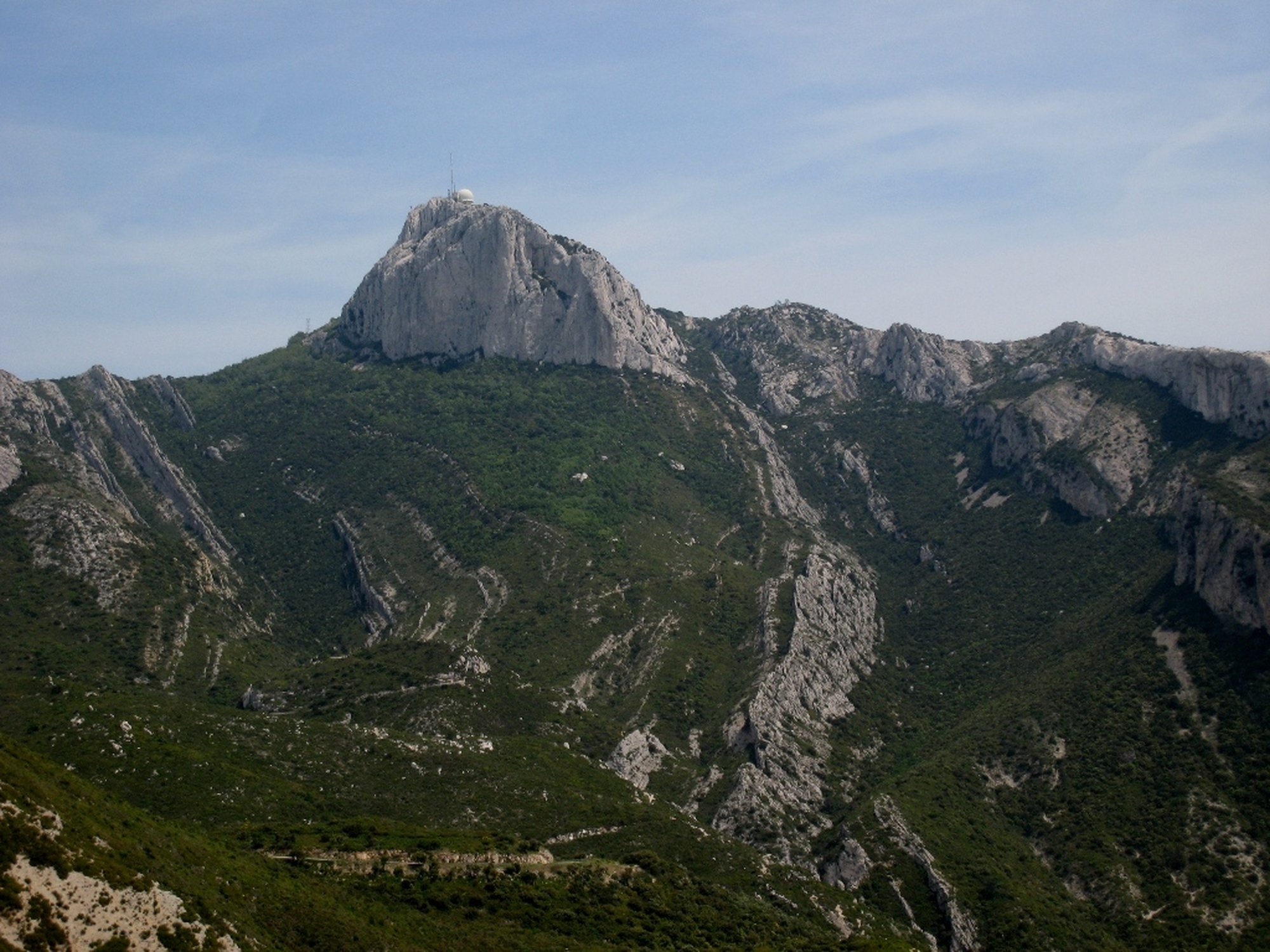 The massif Sainte Baume