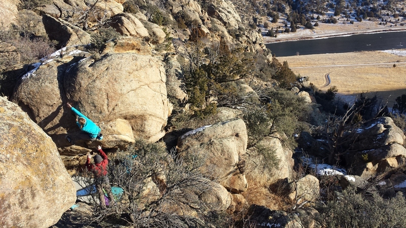Climbing in Neat Rock Bouldering, Southwest Region