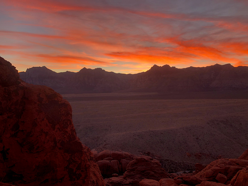 Sunset from the top