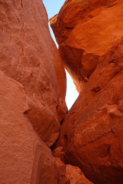 Pitch 3 climbs behind the tower and then to the top of it.