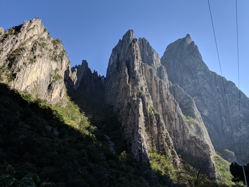 View from the main road