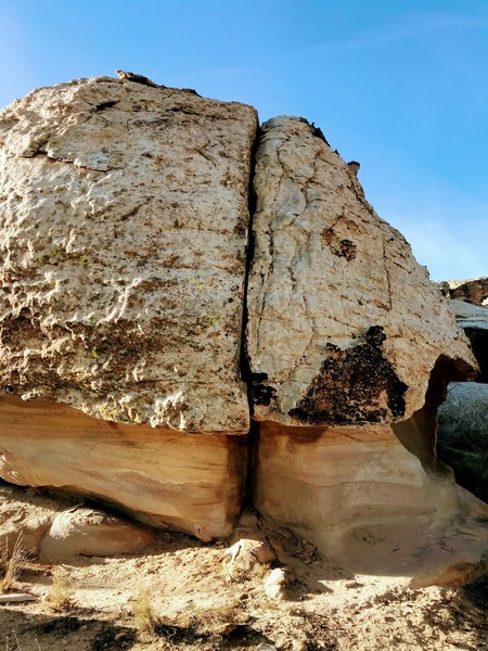 Shell Rock Crack. Crux is to pull the lip.