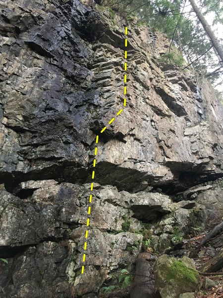 right of the watefall