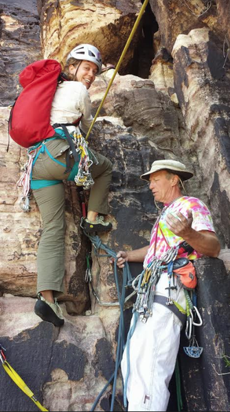 Danny Rider making new friends on Rawlpindi. Pine Creek. Red Rock,Nv.