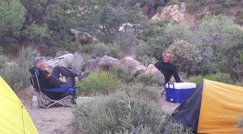 Limekiln camping with Brent Manning and some dude from Idaho we just met.
