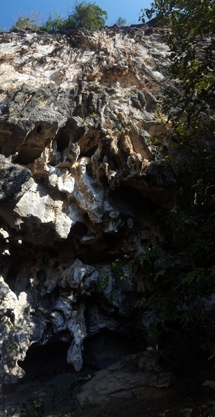 2018 this was the rightmost route on the wall with lors od fun climbing.